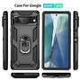 Outdoor H�lle f�r Google Pixel 7 PRO TPU PC Hybrid Sergeant Armor Ring Cover