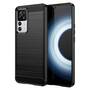 TPU H�lle f�r Xiaomi 12T 12T PRO Carbon Fiber Skin Brushed Schutzcover Case