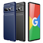 TPU H�lle f�r Google Pixel 7 PRO Carbon Fiber Muster Shockproof Back Cover Case