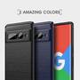 TPU H�lle f�r Google Pixel 7 PRO Carbon Fiber Skin Brushed Schutzcover Case