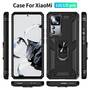 Outdoor H�lle f�r Xiaomi 12T 12T PRO TPU PC Hybrid Sergeant Armor Ring Cover
