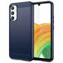 TPU H�lle f�r Samsung Galaxy A34 Carbon Fiber Skin Brushed Schutzcover Soft Case
