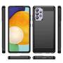TPU H�lle f�r Samsung Galaxy A52 A52s Carbon Fiber Skin Brushed Backcover Case