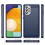 TPU H�lle f�r Samsung Galaxy A52 A52s Carbon Fiber Skin Brushed Backcover Case
