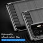 TPU H�lle f�r Xiaomi 11T 11T PRO Carbon Fiber Skin Brushed Schutzcover Soft Case
