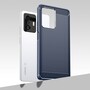 TPU H�lle f�r Xiaomi 11T 11T PRO Carbon Fiber Skin Brushed Schutzcover Soft Case