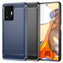TPU H�lle f�r Xiaomi 11T 11T PRO Carbon Fiber Skin Brushed Schutzcover Soft Case