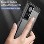 TPU H�lle f�r Xiaomi 12 12X Carbon Fiber Skin Brushed Schutz Backcover Soft Case