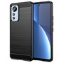 TPU H�lle f�r Xiaomi 12 LITE Carbon Fiber Skin Brushed Schutzcover Soft Case