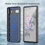TPU Hlle fr Google Pixel 6a Carbon Fiber Skin Brushed Schutzcover Soft Case