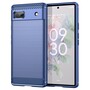 TPU H�lle f�r Google Pixel 6a Carbon Fiber Skin Brushed Schutzcover Soft Case