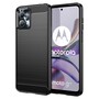 TPU H�lle f�r Motorola Moto G13 G23 Carbon Fiber Skin Brushed Backcover Case