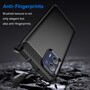 TPU H�lle f�r Motorola Moto G73 Carbon Fiber Skin Brushed Schutzcover Soft Case