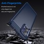 TPU H�lle f�r Motorola Moto G73 Carbon Fiber Skin Brushed Schutzcover Soft Case