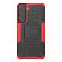 Outdoor H�lle f�r Samsung Galaxy S22 Tire Rutschfest Kickstand PC TPU Cover Case