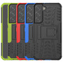Outdoor H�lle f�r Samsung Galaxy S22 Tire Rutschfest Kickstand PC TPU Cover Case
