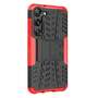 Outdoor H�lle f�r Samsung Galaxy S23 Tire Rutschfest Kickstand PC TPU Cover Case