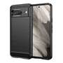 TPU H�lle f�r Google Pixel 8 Carbon Fiber Skin Brushed Schutzcover Soft Case