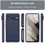 TPU H�lle f�r Google Pixel 8 Carbon Fiber Skin Brushed Schutzcover Soft Case