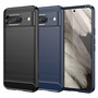 TPU H�lle f�r Google Pixel 8 Carbon Fiber Skin Brushed Schutzcover Soft Case