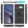 Outdoor H�lle f�r Google Pixel 7a TPU PC Hybrid Sergeant Armor Ring Cover Case