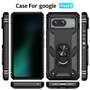 Outdoor H�lle f�r Google Pixel 8 TPU PC Hybrid Sergeant Armor Ring Cover Case