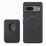 TPU H�lle f�r Google Pixel 7 Carbon Fiber Magnetic Bag Card Schutz H�lle Cover