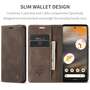 CASEME Handy Tasche f�r Google Pixel 6a Wallet 013 Series Klapp H�lle Business