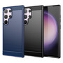 TPU H�lle f�r Samsung Galaxy S24 ULTRA Carbon Fiber Skin Brushed Schutzcover