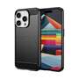 TPU H�lle f�r Apple iPhone 15 PRO Carbon Fiber Skin Brushed Schutzcover Case