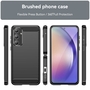TPU H�lle f�r Samsung Galaxy A55 Carbon Fiber Skin Brushed Schutzcover Soft Case
