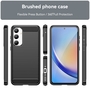 TPU H�lle f�r Samsung Galaxy A35 Carbon Fiber Skin Brushed Schutzcover Soft Case