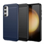 TPU H�lle f�r Samsung Galaxy S23 FE Carbon Fiber Skin Brushed Schutzcover Case