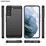 TPU H�lle f�r Samsung Galaxy S22 PLUS Carbon Fiber Skin Brushed Schutzcover Case