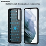 TPU H�lle f�r Samsung Galaxy S22 PLUS Carbon Fiber Skin Brushed Schutzcover Case
