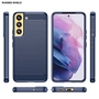 TPU H�lle f�r Samsung Galaxy S22 PLUS Carbon Fiber Skin Brushed Schutzcover Case