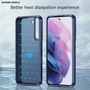 TPU H�lle f�r Samsung Galaxy S22 PLUS Carbon Fiber Skin Brushed Schutzcover Case