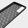 TPU H�lle f�r Samsung Galaxy S22 Carbon Fiber Skin Brushed Schutzcover Soft Case