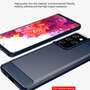 TPU H�lle f�r Samsung Galaxy S21 ULTRA Carbon Fiber Skin Brushed Schutzcover