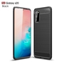 TPU H�lle f�r Samsung Galaxy S20 Carbon Fiber Skin Brushed Schutzcover Soft Case