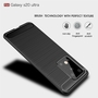 TPU H�lle f�r Samsung Galaxy S20 ULTRA Carbon Fiber Skin Brushed Schutzcover