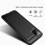 TPU H�lle f�r Samsung Galaxy A12 Carbon Fiber Skin Brushed Schutzcover Soft Case