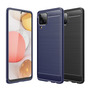 TPU H�lle f�r Samsung Galaxy A12 Carbon Fiber Skin Brushed Schutzcover Soft Case