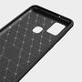 TPU H�lle f�r Samsung Galaxy A21s Carbon Fiber Skin Brushed Schutzcover Case