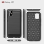 TPU H�lle f�r Samsung Galaxy A51 Carbon Fiber Skin Brushed Schutzcover Soft Case