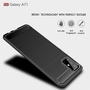 TPU H�lle f�r Samsung Galaxy A71 Carbon Fiber Skin Brushed Schutzcover Soft Case