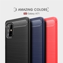 TPU H�lle f�r Samsung Galaxy A71 Carbon Fiber Skin Brushed Schutzcover Soft Case