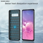 TPU H�lle f�r Samsung Galaxy S10 Carbon Fiber Skin Brushed Schutzcover Soft Case
