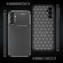 TPU H�lle f�r Samsung Galaxy S24 PLUS Carbon Fiber Muster Shockproof Cover Case
