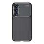TPU H�lle f�r Samsung Galaxy S23 FE Carbon Fiber Muster Shockproof Cover Case